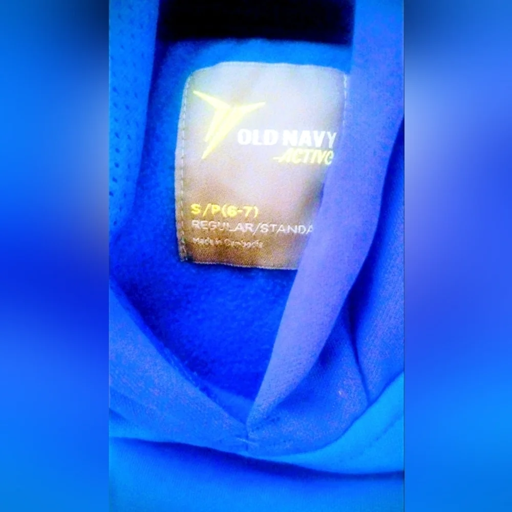 Old Navy Kids Blue Hoodie SZ 6/7